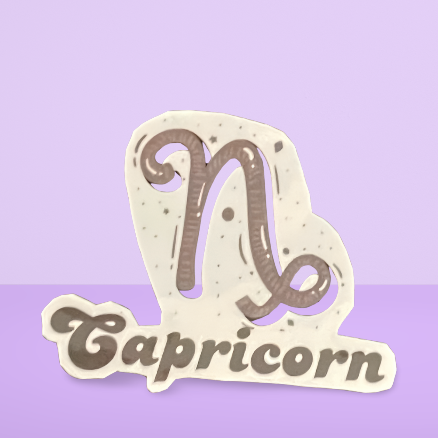 Capricorn Star Sign Sticker