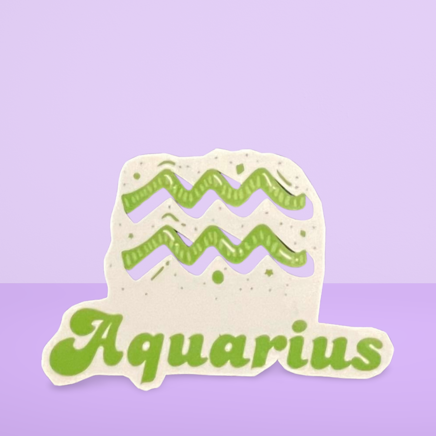 Aquarius Star Sign Sticker