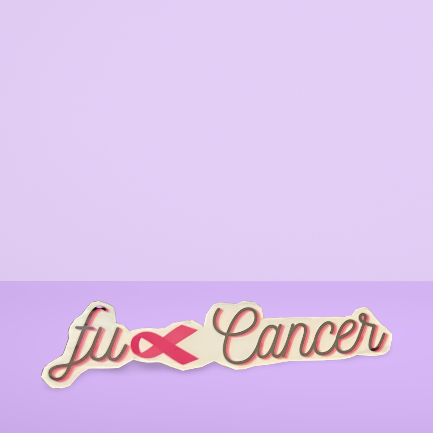 Fu!ck Cancer Sticker