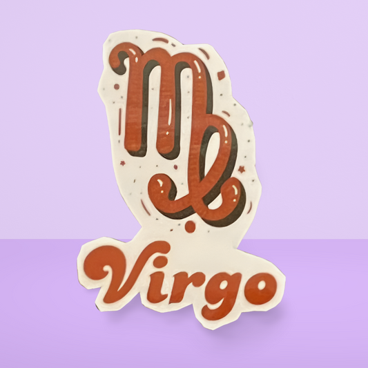 Virgo Star Sign Sticker