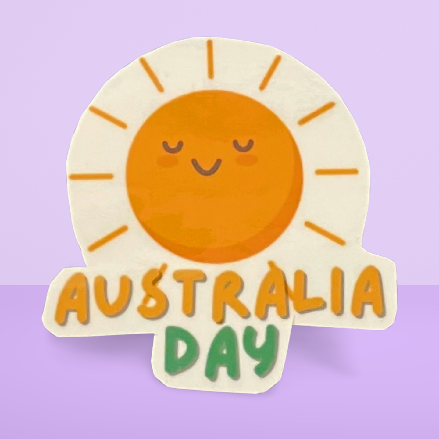 Australian Sun Sticker